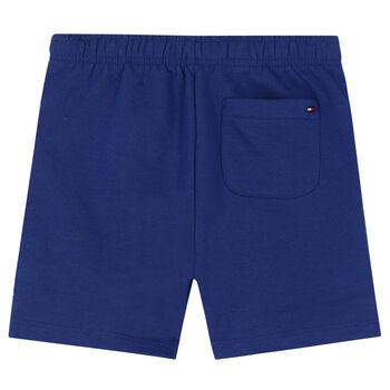 Boys Blue Varsity Logo Shorts