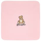 Baby Girls Pink Teddy Bear Logo Blanket, 2, hi-res