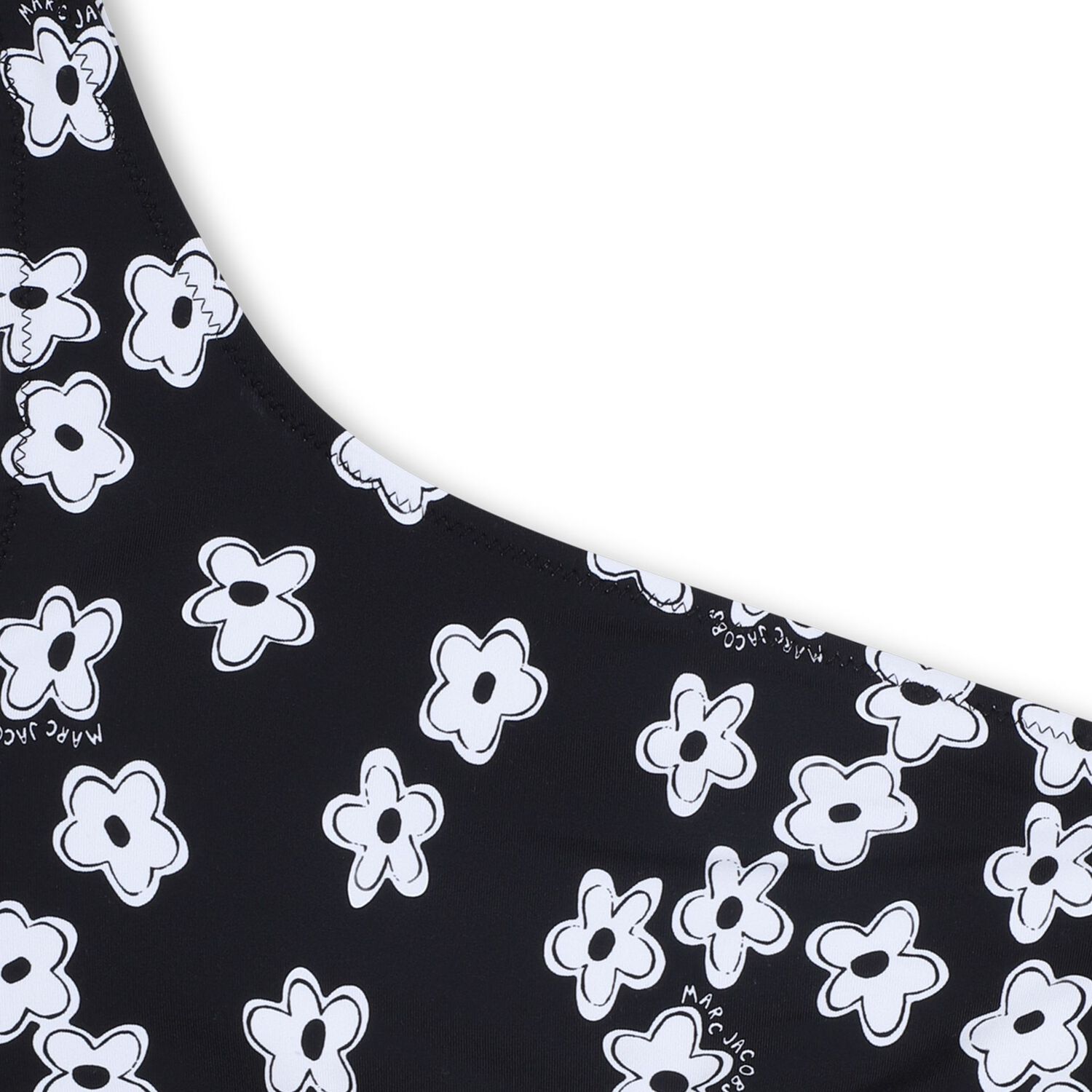 بكيني بطبعة الزهور باللون الأسود للبنات, 1, hi-res