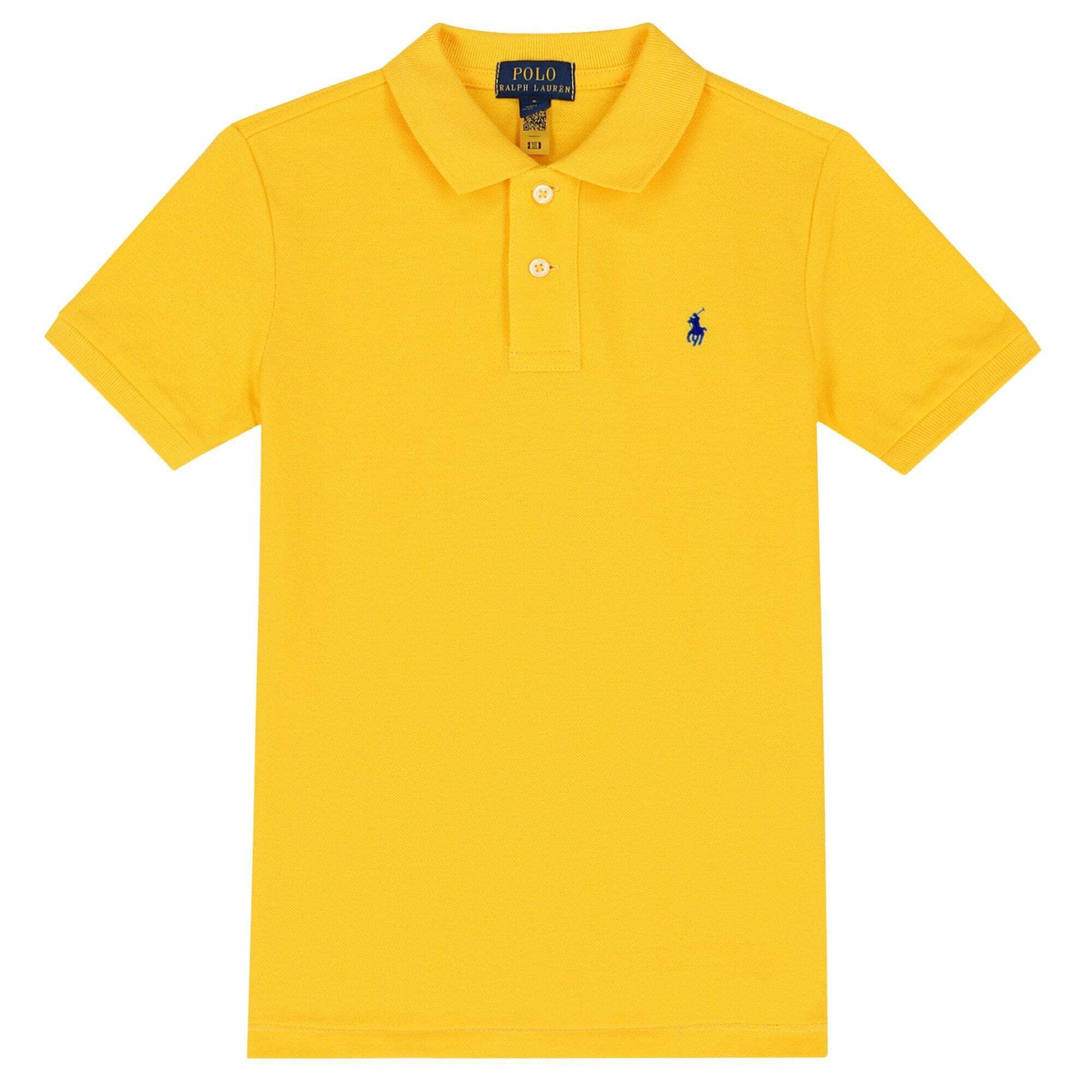 Yellow polo sport t shirt discount