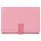 سجادة تغيير حفاضات للبنات بالشعار باللون الوردي والأبيض, 1, hi-res