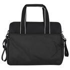 Black Logo Baby Changing Bag, 1, hi-res
