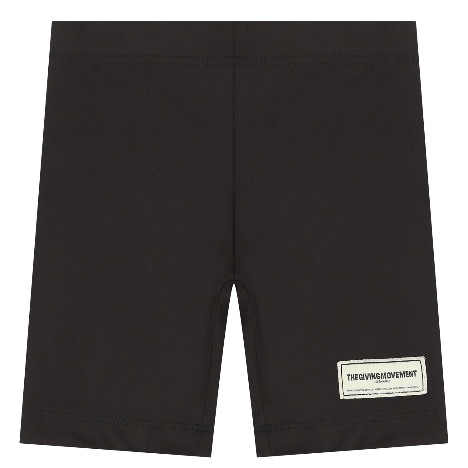 Black Logo Cycling Shorts, 1, hi-res image number null