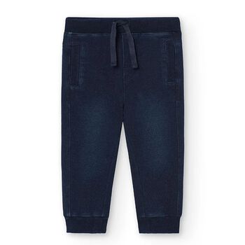 Boys Denim Blue Joggers