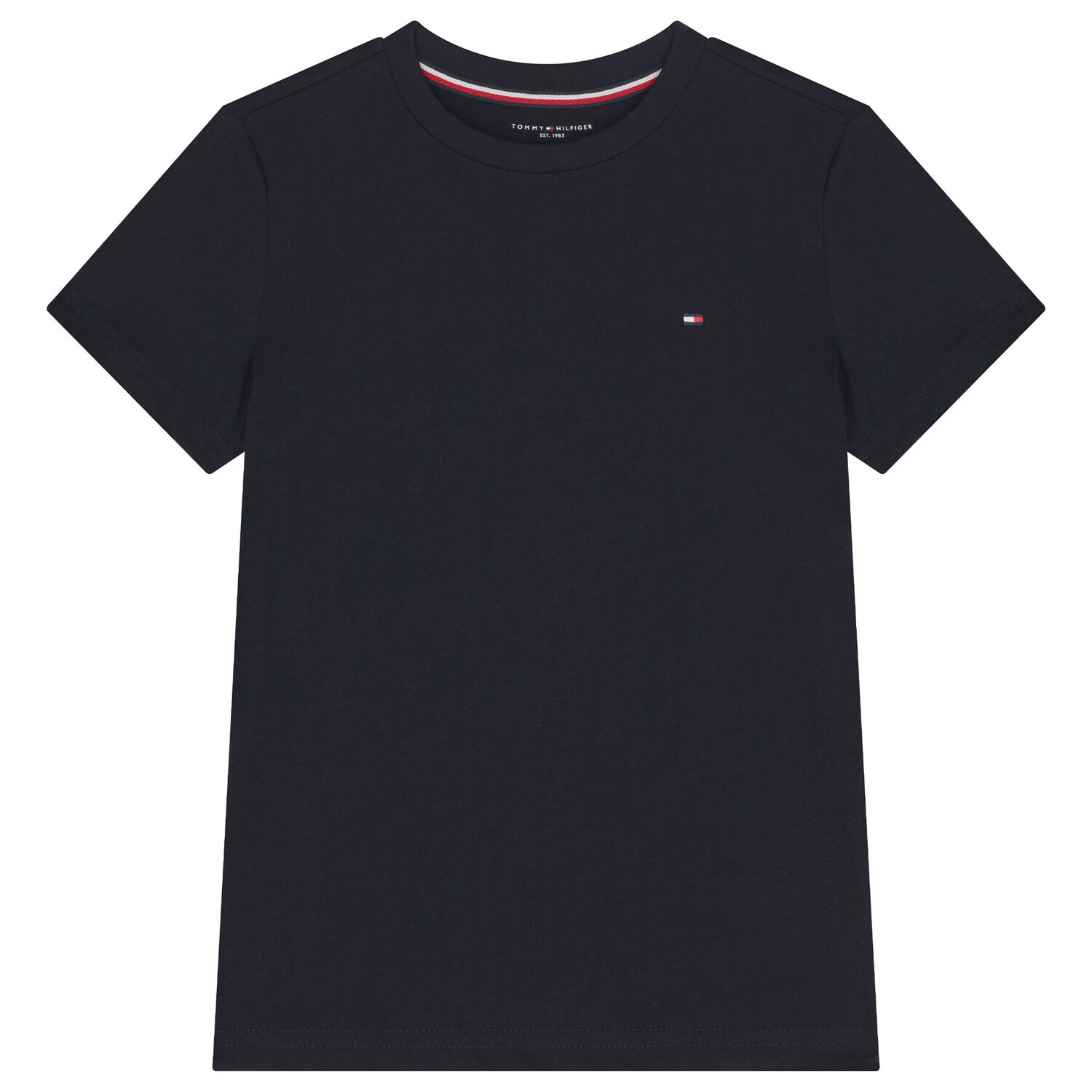 تيشيرت اولاد بالشعار من القطن باللون الكحلى والازرق ( 2 قطعه ) , 4, hi-res