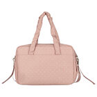 Pink Faux Leather Baby Changing Bag, 3, hi-res