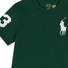 Boys Green Logo T-Shirt, 1, hi-res