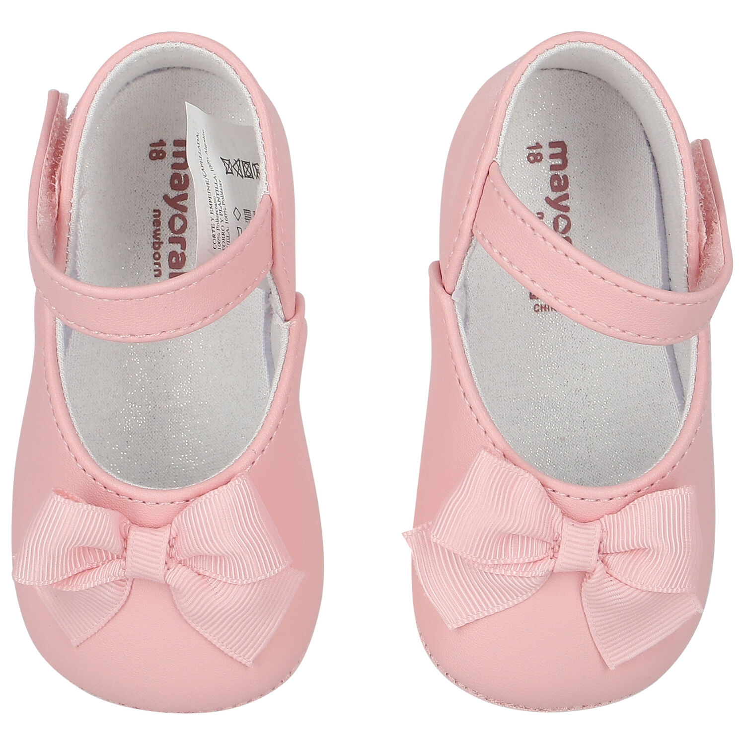 Baby Girls Pink Bow Pre Walker Shoes Set, 1, hi-res