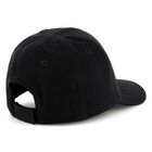Baby Boys Black Logo Cap, 1, hi-res