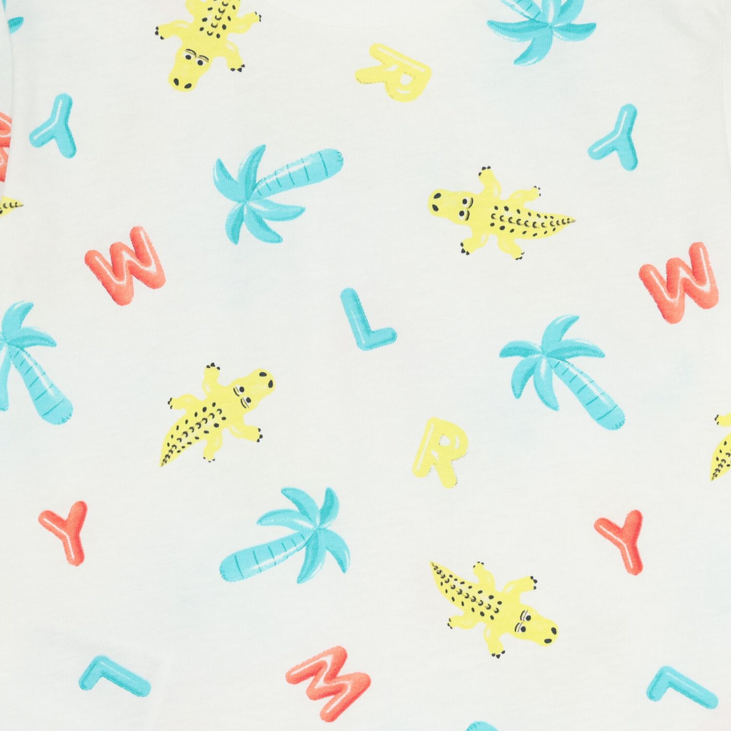 طقم شورت باللون الأخضر والأبيض للأولاد الصغار, 1, hi-res