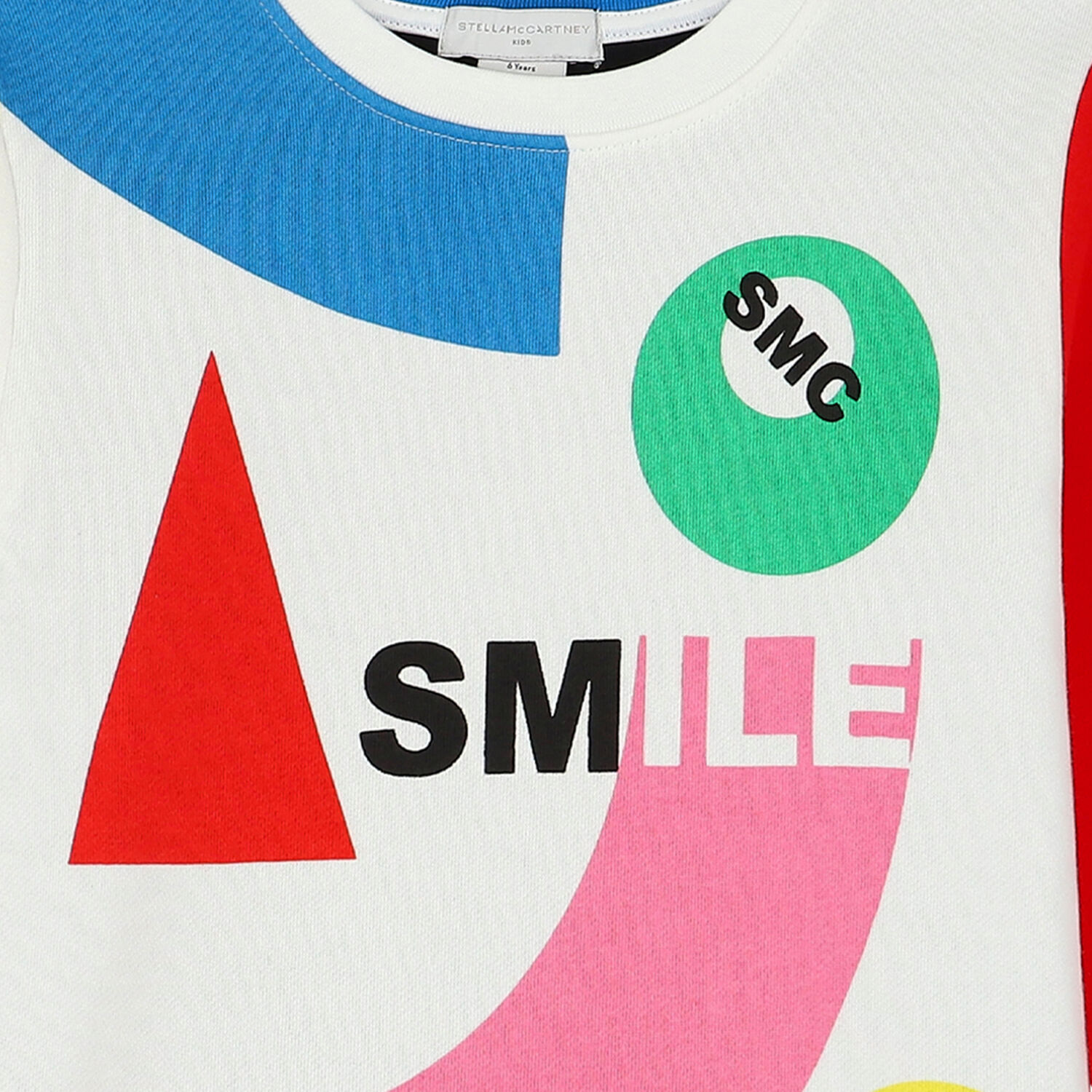 Girls White & Black Logo Sweatshirt, 1, hi-res image number null