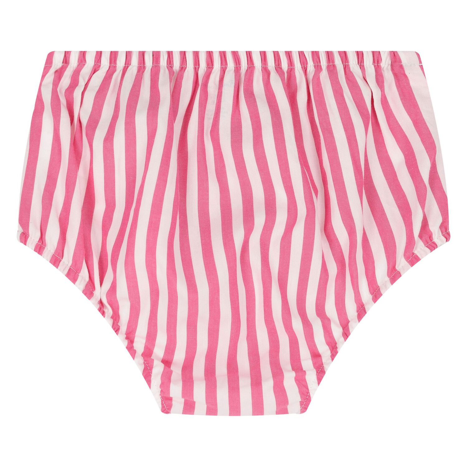 طقم فستان مخطط للبنات باللون الأبيض والوردي للأطفال, 1, hi-res