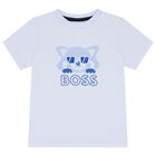 طقم شورت اولاد بالشعار باللون الازرق والكحلى, 2, hi-res