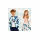 Girls Coral Tiger Logo T-Shirt, 1, hi-res