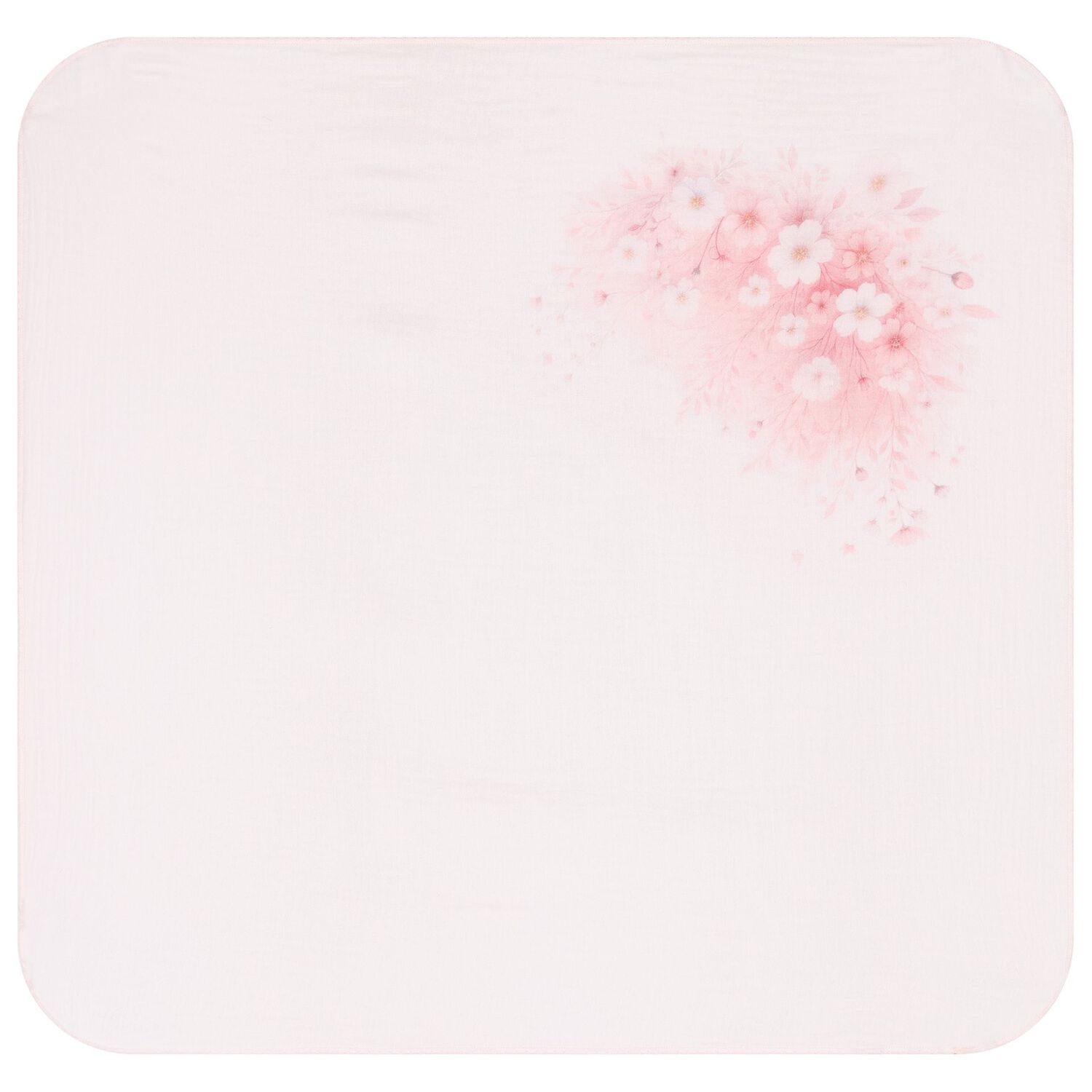 Baby Girls Pink Floral Muslins, 1, hi-res