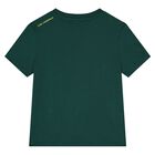 Boys Green Ikonik Logo T-Shirt, 1, hi-res