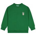 Boys Green Dice Logo Sweatshirt, 1, hi-res