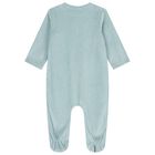 ملابس أطفال للأولاد الصغار بطبعة ديناصور باللونين الأبيض والأخضر (عبوة من قطعتين), 1, hi-res