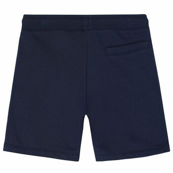 Boys Navy Logo Shorts