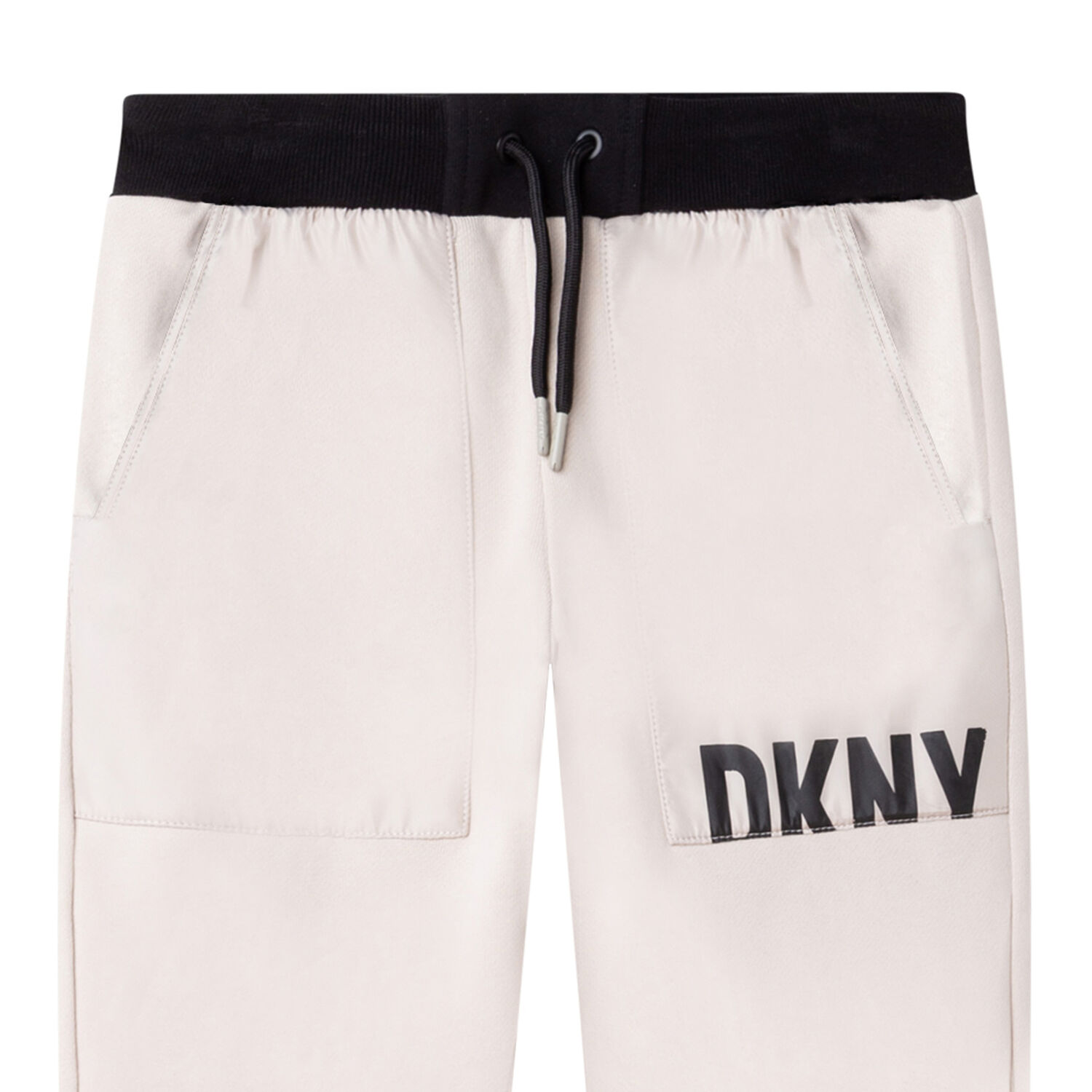 بنطلون رياضي بالشعار باللون البيج للأولاد, 1, hi-res image number null