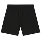 Boys White & Black Logo Shorts Set, 1, hi-res