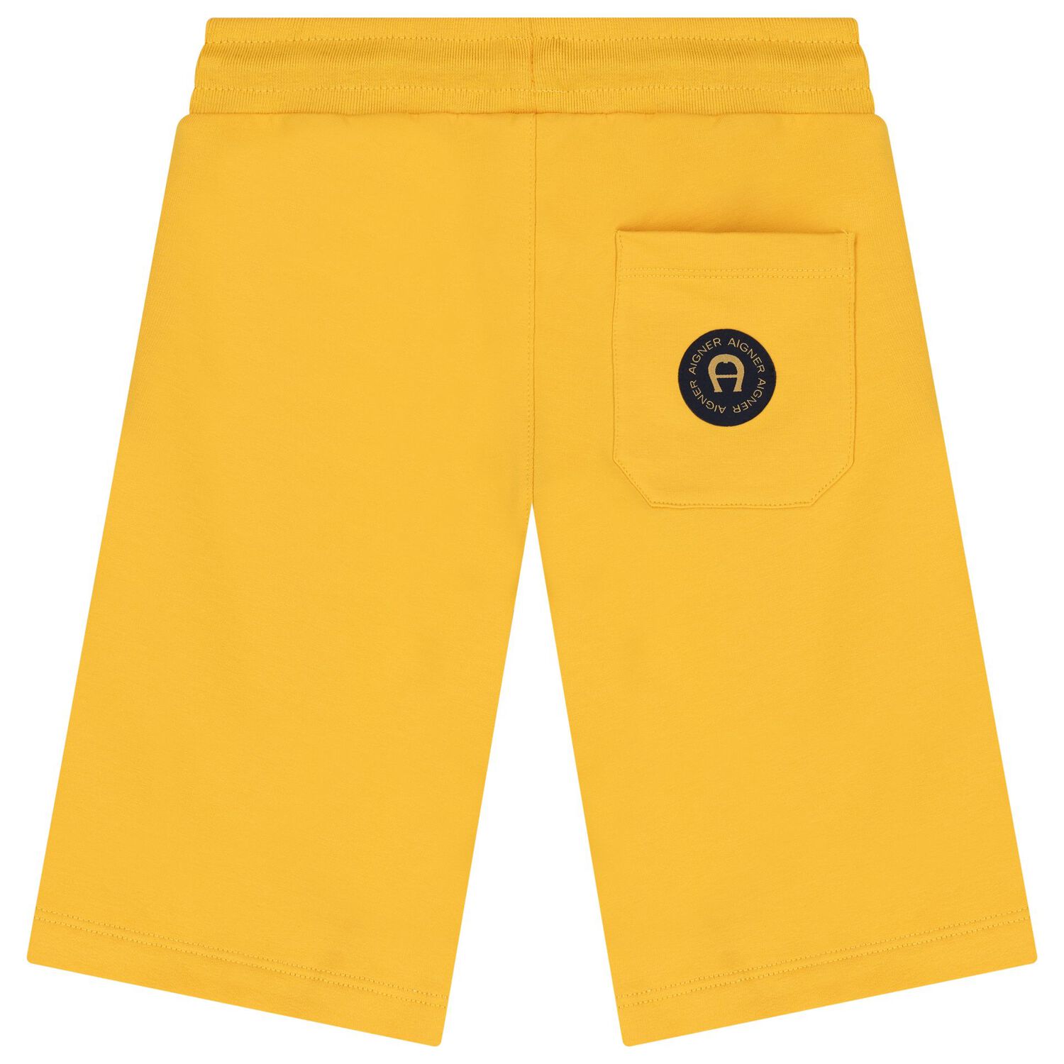 Boys Yellow Logo Shorts, 1, hi-res