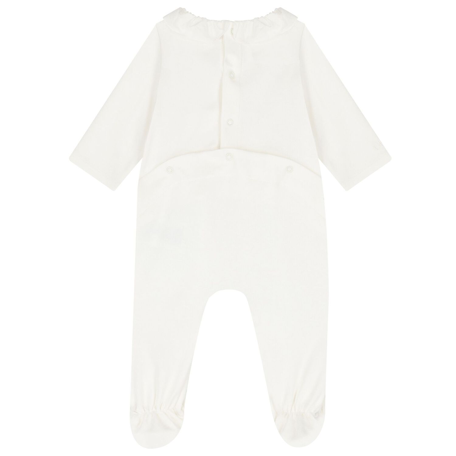 Baby Girls Ivory Embroidered Babygrow Gift Set, 1, hi-res