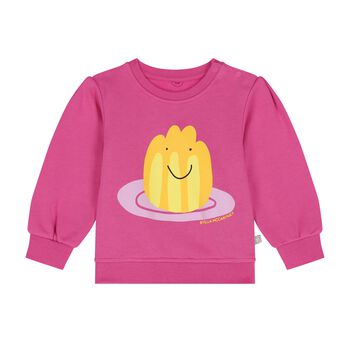 Younger Girls Pink Jelly Sweatshirt