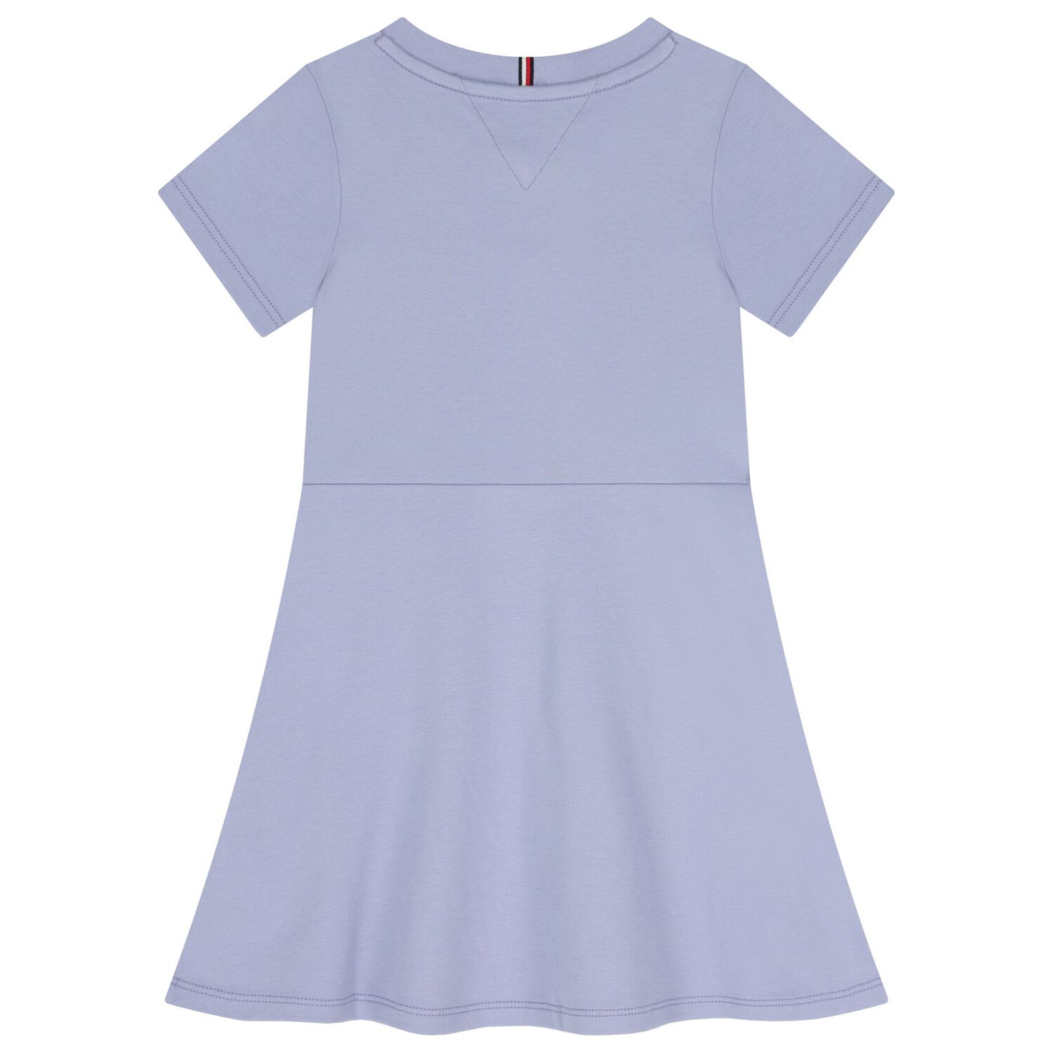 فستان بنات بالشعار باللون الازرق , 2, hi-res