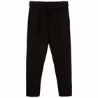 Girls Black Trousers, 1, hi-res