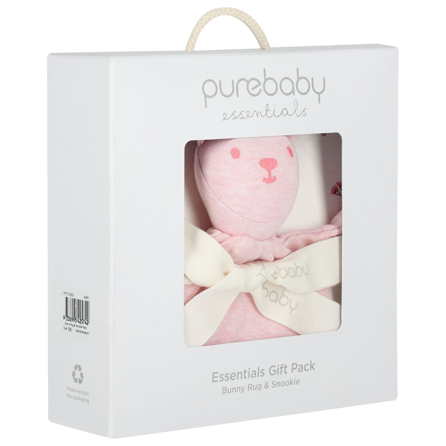 طقم هدايا لحاف وبطانية بالوني الأبيض والوردي للبنات, 2, hi-res image number null