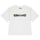 Boys White & Black Teddy Bear Logo Shorts Set, 1, hi-res