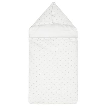 White Silver Moon Baby Nest