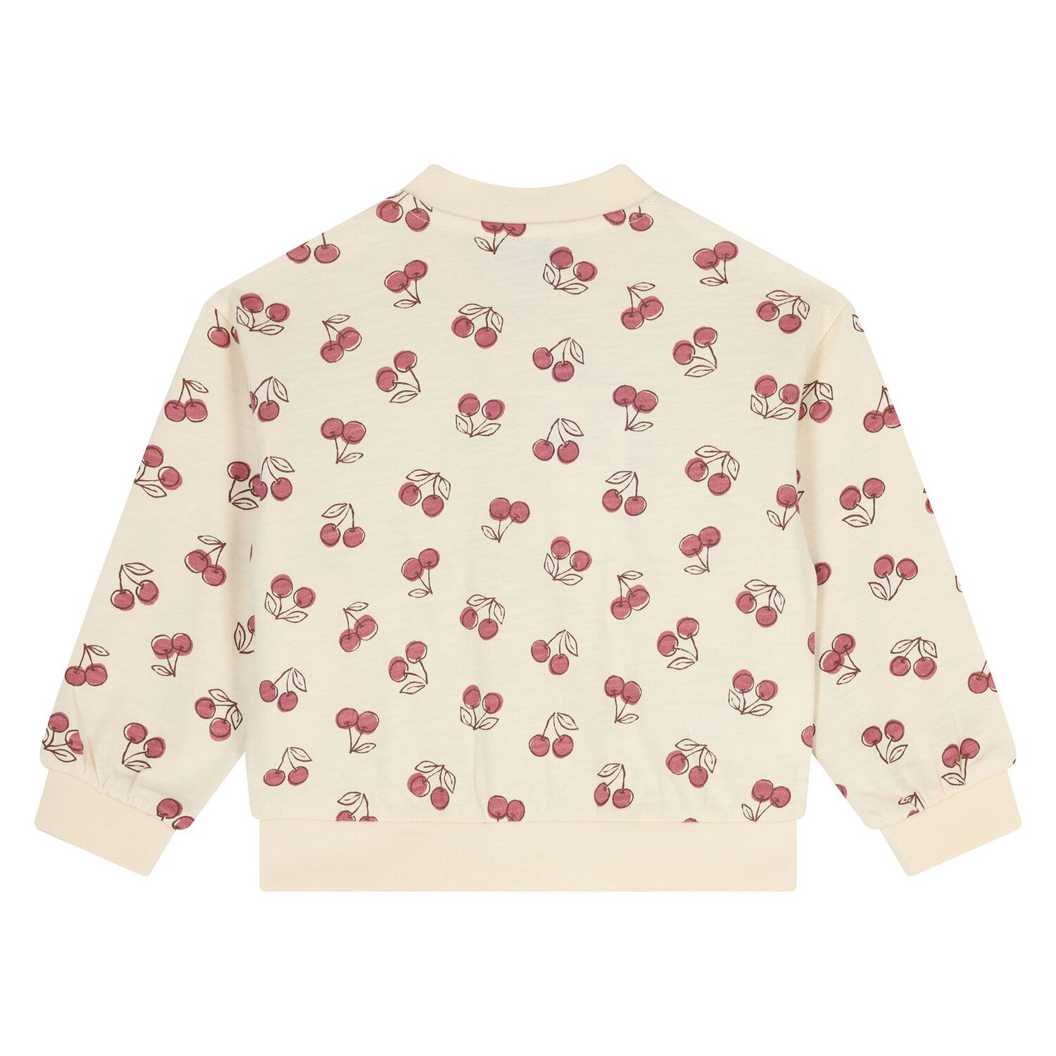 طقم رياضي للبنات باللونين العاجي والوردي (3 قطع), 2, hi-res