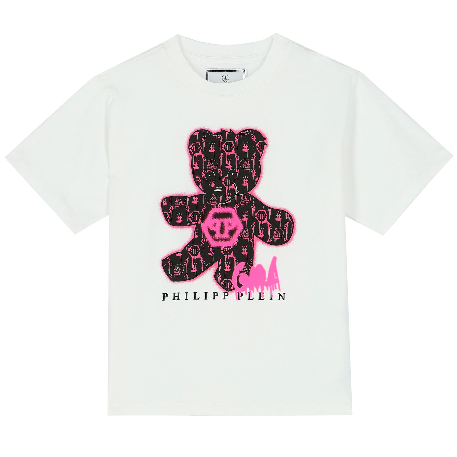 Girls White Logo T-Shirt, 1, hi-res image number null