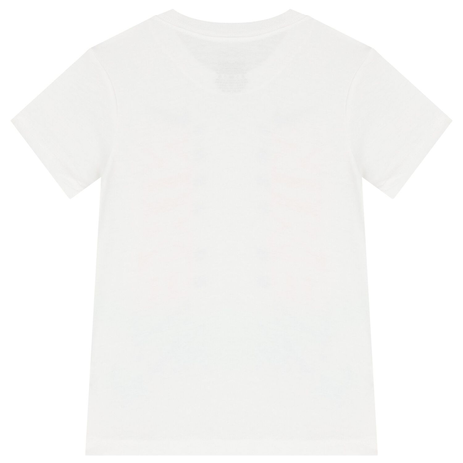 Boys White & Orange Logo Shorts Set, 1, hi-res