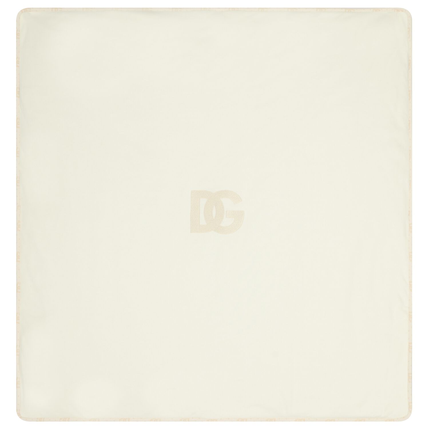 Ivory & Beige Logo Baby Blanket, 1, hi-res