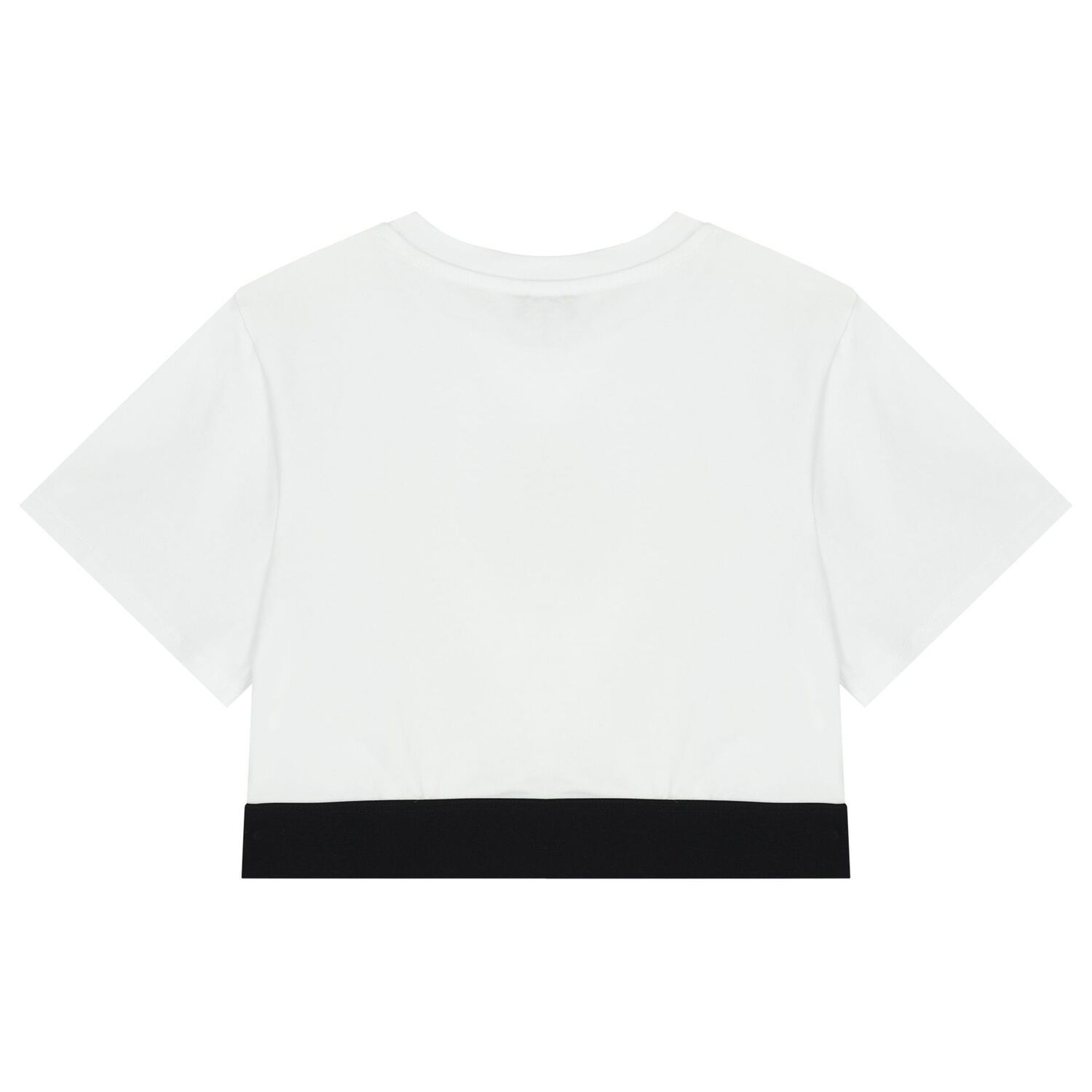 Girls White & Black Logo Leggings Set, 1, hi-res