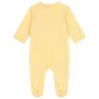 Baby Boys Ivory & Yellow Babygrows ( 2-Pack ), 3, hi-res