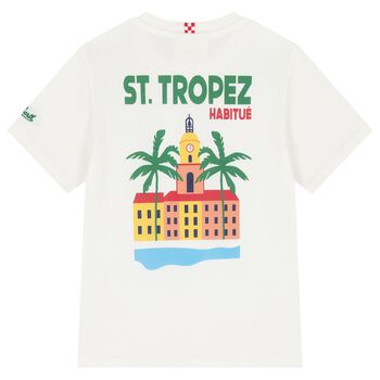 Boys White Logo T-Shirt