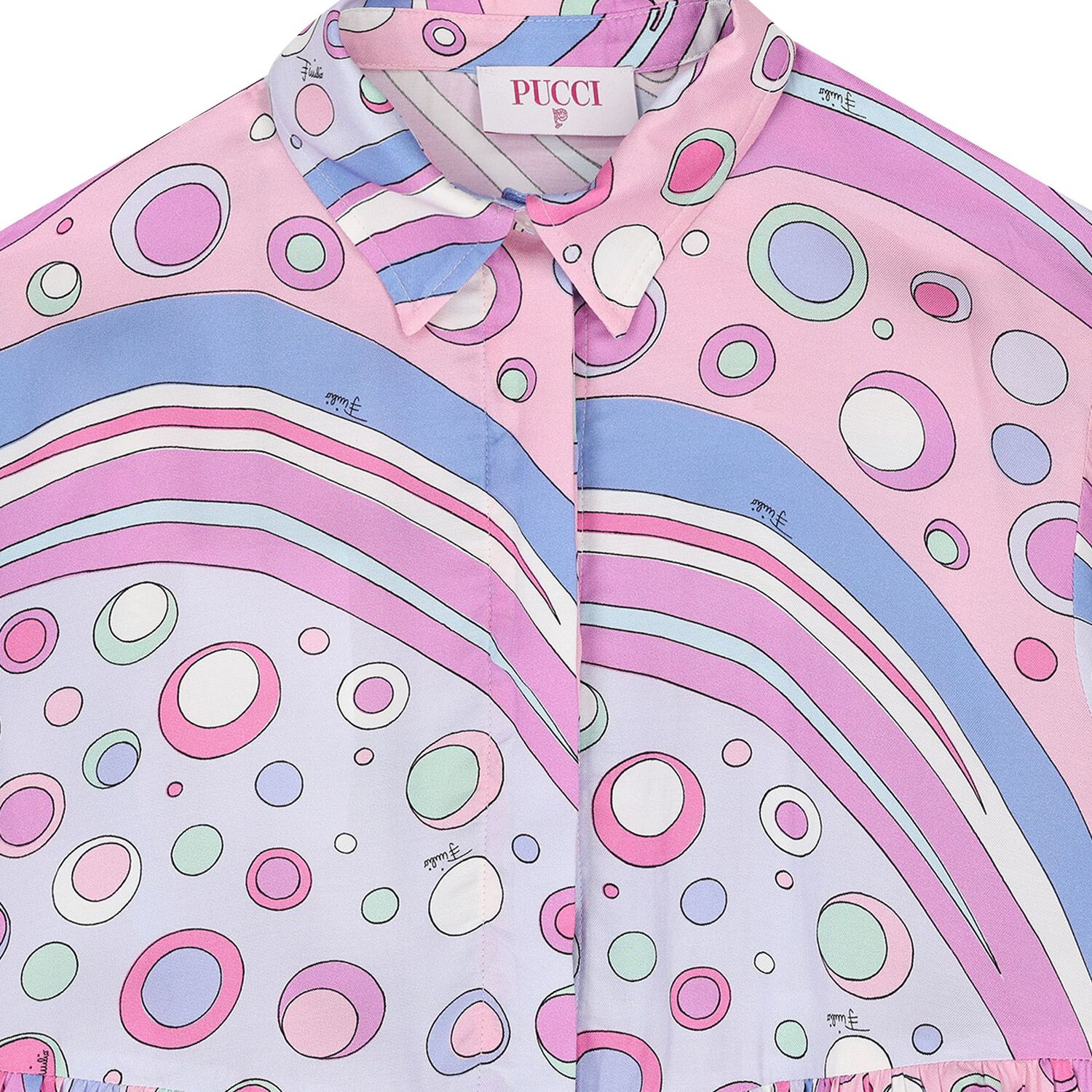 فستان فونتاني وردي للبنات, 1, hi-res image number null