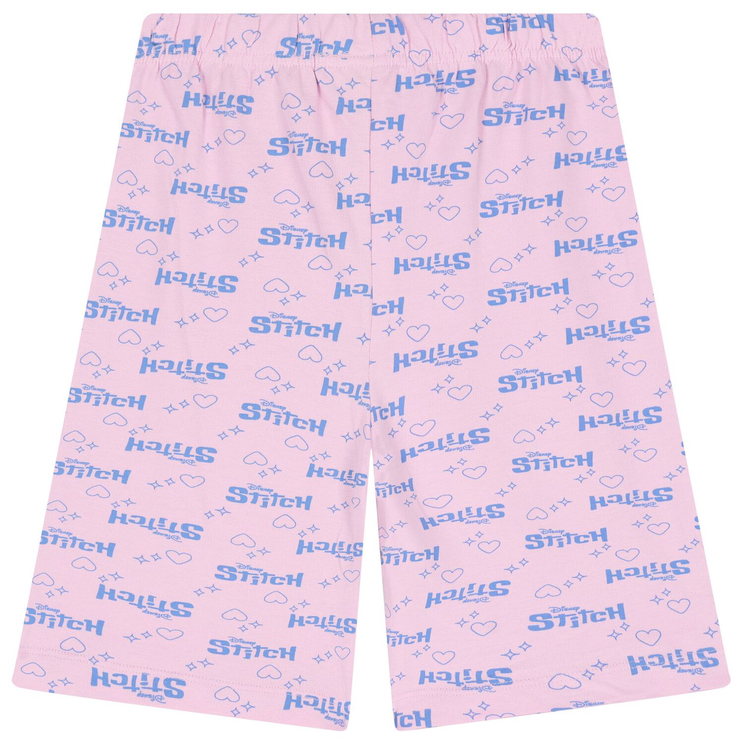 Girls Pink Disney Stitch Shorts Set, 1, hi-res