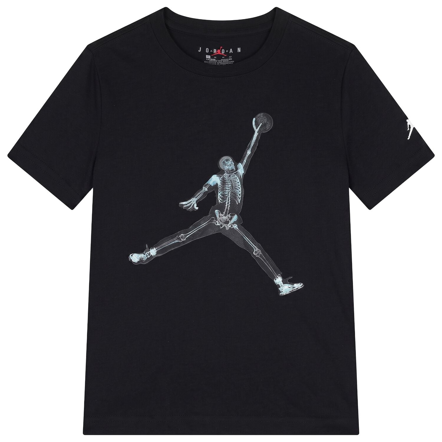 Boys Black Jordan Logo T-Shirt, 1, hi-res