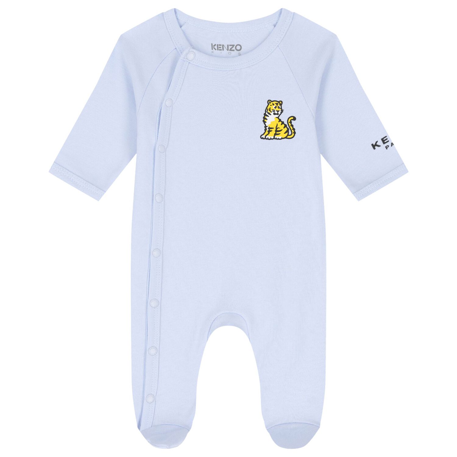 Blue Tiger Logo Babygrows ( 2 Pack ), 2, hi-res