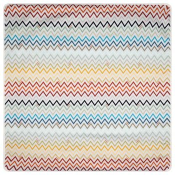 Multi-Coloured Zigzag Baby Blanket