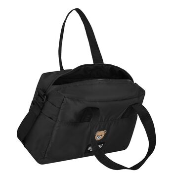 Black Teddy Bear Baby Changing Bag