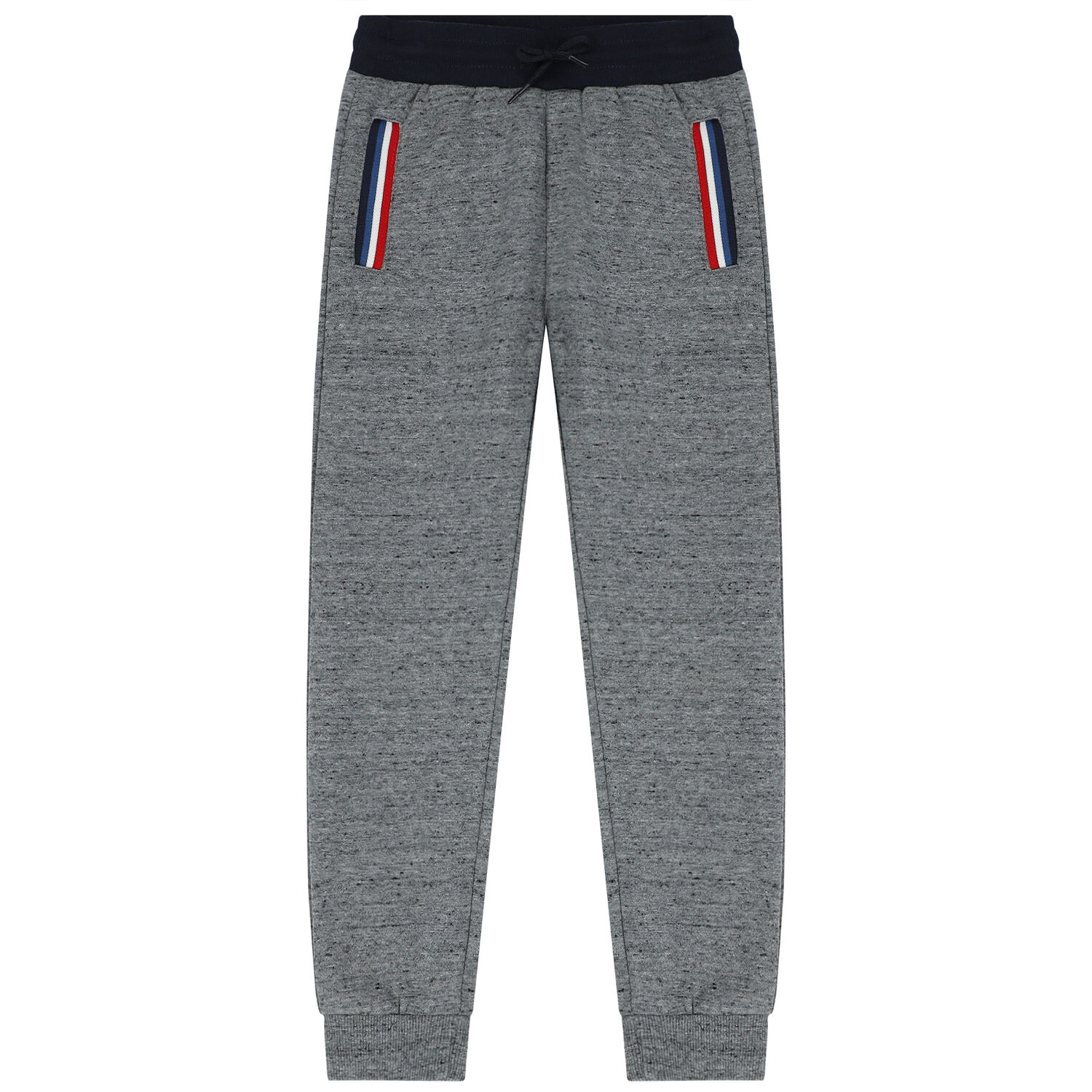 Boys White, Blue & Grey 3 Piece Tracksuit, 1, hi-res