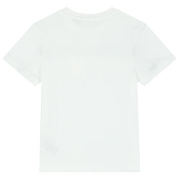 Boys White Logo T-Shirt