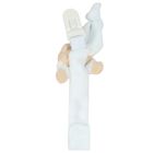 Baby Boys Blue Teddy Bear Dummy Clip, 1, hi-res