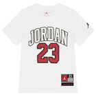 Boys White Jordan T-Shirt, 1, hi-res